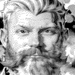 1-bit comic portrait of Joel Palmtag